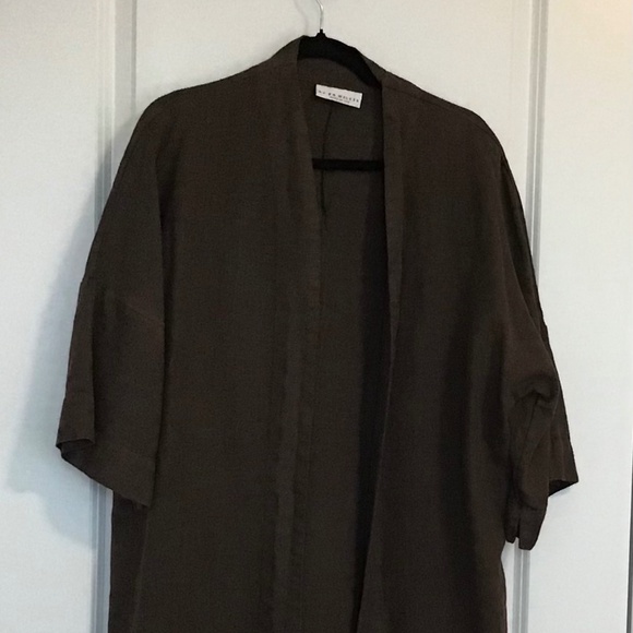 Bryn Walker open front linen duster OS - Picture 1 of 4
